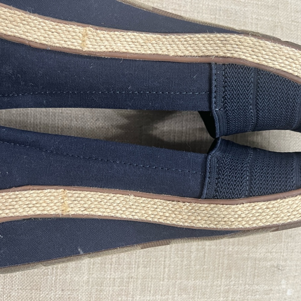 Denim wedges